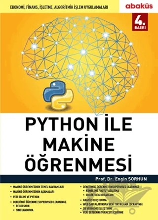 Python ile Makine Öğrenmesi – Engin Sorhun – Abaküs Kitap kitap kapağı