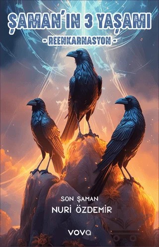 Şamanın 3 Yaşamı Reenkarnasyon – Nuri Özdemir – Vova Yayınları kitap kapağı