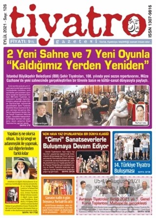 Tiyatro Gazetesi Sayı: 126 Eylül 2021 – Tiyatro Gazetesi kitap kapağı