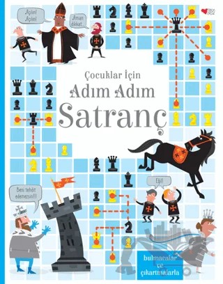 Çocuklar İçin Adım Adım Satranç – Betül Kadıoğlu – Can Çocuk Yayınları kitap kapağı
