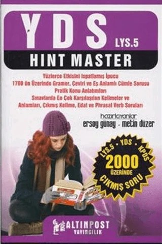 YDS - LYS.5 Hint Master – Ersoy Günay – Altın Post Yayıncılık kitap kapağı