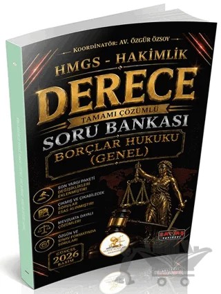 HUKAL HMGS-Hakimlik Derece Borçlar Hukuku Genel Hükümler Soru Bankası – Özgür Özsoy – Savaş Yayınevi kitap kapağı