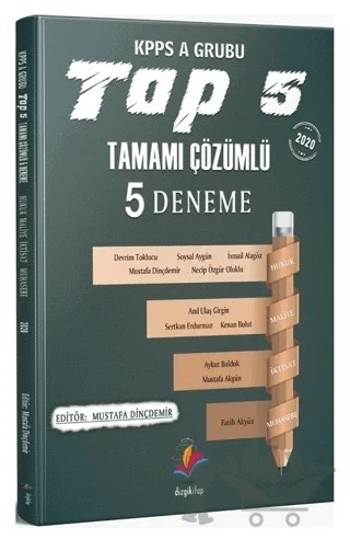 2020 KPSS A Grubu TOP 5 Deneme Çözümlü – Kolektif – Dizgi Kitap kitap kapağı