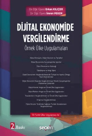 Dijital Ekonomide Vergilendirme – Erkan Kılıçer, İmren Peker Kılıçer – Seçkin Yayıncılık kitap kapağı