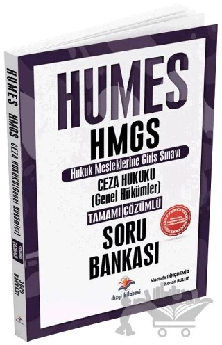 HUMES HMGS Ceza Hukuku Genel Hükümler Soru Bankası Çözümlü – Mustafa Dinçdemir, Kenan Bulut – Dizgi Kitap kitap kapağı