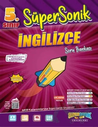 5. Sınıf Süpersonik İngilizce Soru Bankası – Kolektif – Tonguç Akademi kitap kapağı
