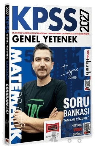 2027 KPSS Genel Yetenek Tamamı Çözümlü Matematik Soru Bankası – İlyas Güneş – Yargı Yayınevi kitap kapağı