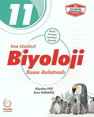 Palme 11. Sınıf Fen Liseleri Biyoloji Konu Anlatımlı – Banu Karaağaç, Bilgehan Peri – Palme Yayınları kitap kapağı