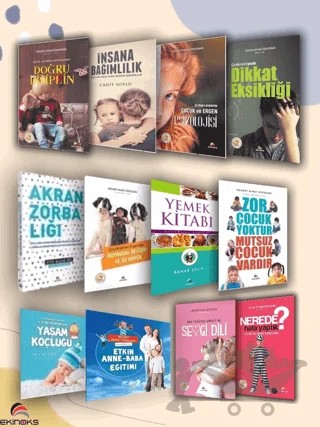 Çocuk Gelişimi ve Aile Eğitimi Seti (12 Kitap Takım) – Kolektif – Ekinoks Yayın Grubu kitap kapağı