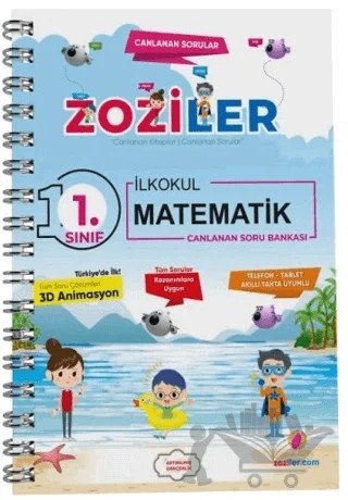 1. Sınıf Matematik Artırılmış Gerçeklik Etkileşimli Canlanan Soru Bankası – Kolektif – Zoziler kitap kapağı