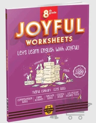 8. Sınıf Joyful Worksheets – Ezel Ballı, Tuğrul CANKURT – Arı Yayıncılık kitap kapağı
