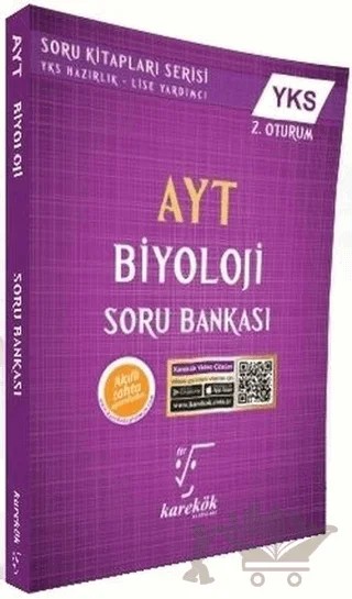 YKS 2. Oturum AYT Biyoloji Soru Bankası – Kolektif – Karekök Yayıncılık kitap kapağı