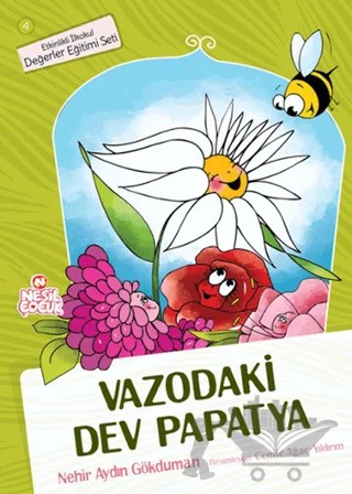 Vazodaki Dev Papatya – Nehir Aydın Gökduman – Nesil Çocuk Yayınları kitap kapağı