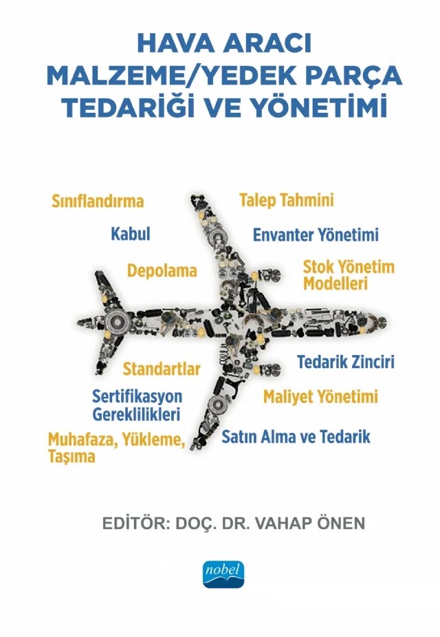 Hava Aracı Malzeme / Yedek Parça Tedariği ve Yönetimi – Vahap Önen – Nobel Akademik Yayıncılık kitap kapağı