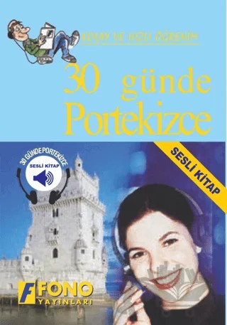 30 Günde Portekizce (Seslendirmeli) – İbrahim Aybek – Fono Yayınları kitap kapağı