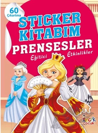 Sticker Kitabım Prensesler – Kolektif – Bıcırık Yayınları kitap kapağı