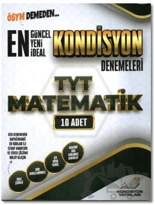 TYT Matematik 10 Lu Deneme – Kollektif – Kondisyon Yayınları kitap kapağı
