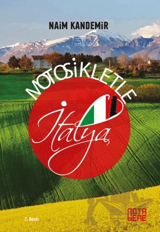 Motosikletle İtalya – Naim Kandemir – Nota Bene Yayınları kitap kapağı