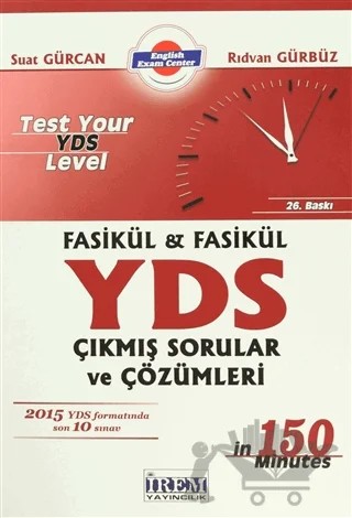 Fasikül & Fasikül YDS Çıkmış Sorular ve Çözümleri – Rıdvan Gürbüz, Suat Gürcan – İrem Yayıncılık kitap kapağı
