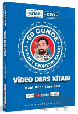 TYT AYT 60 Günde Geometri Kampı Video Ders Kitabı (Özel Ders Formatlı) – Mert Hoca – Mert Hoca Yayınları kitap kapağı