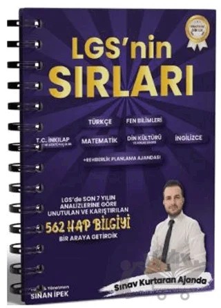 8. Sınıf Tüm Dersler LGS Sırları – Sinan İpek – Alan Yayınları kitap kapağı