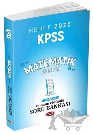 Hedef 2020 KPSS Matematik Geometri Soru Bankası – Kolektif – Data Yayınları kitap kapağı