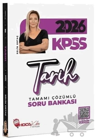 2026 KPSS Tarih Soru Bankası Çözümlü – Selin Ortaç – Hoca Kafası Yayınları kitap kapağı