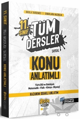 11. Sınıf Sayısal Tüm Dersler Konu Anlatımı – Kolektif – Benim Hocam Yayınları kitap kapağı