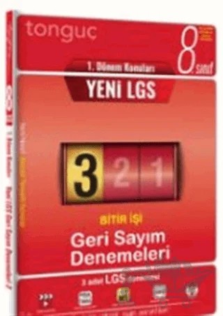 8. Sınıf LGS 1. Dönem Konuları Geri Sayım Denemeleri – Kolektif – Tonguç Akademi kitap kapağı