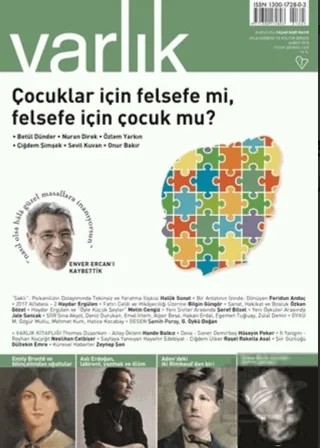 Varlık Edebiyat ve Kültür Dergisi Sayı: 1325 Şubat 2018 – Varlık Dergisi Yayınları kitap kapağı