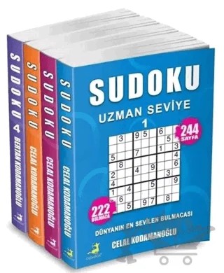 Sudoku Uzman Seviye Seti - 4 Kitap Takım – Kolektif – Olimpos Yayınları kitap kapağı