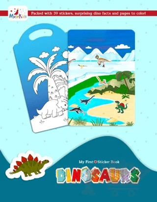 Dinosaurs Sticker Book! – Kolektif – MuseKids kitap kapağı