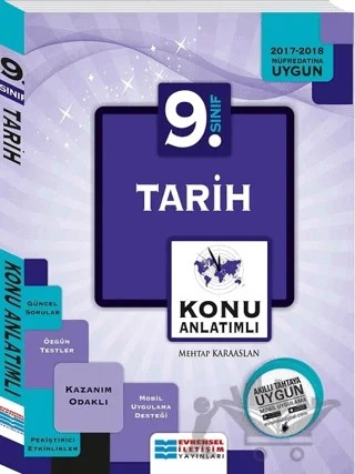 9. Sınıf Tarih Konu Anlatımlı – Mehtap Karaaslan – Evrensel İletişim Yayınları kitap kapağı