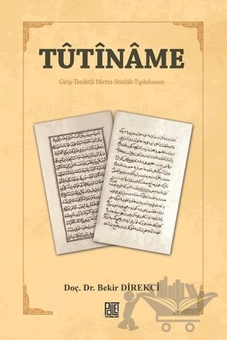 Tutiname – Bekir Direkci – Palet Yayınları kitap kapağı