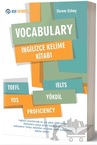 Vocabulary - İngilizce Kelime Kitabı – Ekrem Uzbay – NSN Yayınevi kitap kapağı