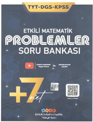 TYT KPSS DGS Problemler Soru Bankası – Kolektif – Etkili Matematik Yayınları kitap kapağı