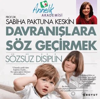 Davranışlara Söz Geçirmek – Sabiha Paktuna Keskin – Boyut Yayın Grubu kitap kapağı