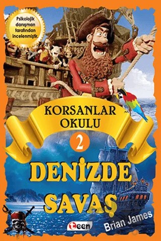 Korsan Okulu 2 : Denizde Savaş – Brian James – Teen Yayıncılık kitap kapağı