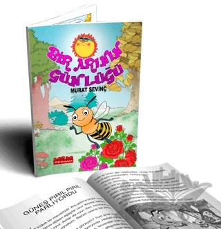 Bir Arının Günlüğü (8 Yaş ve Üstü) – Murat Sevinç – Bordo Ressam kitap kapağı