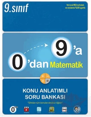 0'dan 9'a Matematik Konu Anlatımlı Soru Bankası – Kolektif – Tonguç Akademi kitap kapağı