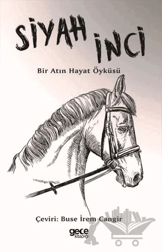 Siyah İnci – Anna Sewell – Gece Kitaplığı kitap kapağı