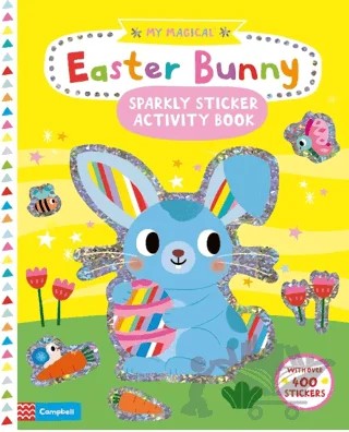 My Magical Easter Bunny Sparkly Sticker Activity Book – Kolektif – Campbell kitap kapağı