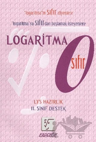 AYT Logaritma Sıfır – Serdar Gençer – Karekök Yayıncılık kitap kapağı