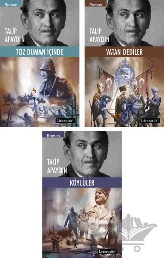Kurtuluş Savaşı Üçlemesi (3 Kitap Takım) – Talip Apaydın – Literatür Yayıncılık kitap kapağı