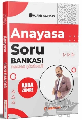2021 KPSS Baba Zümre Anayasa Soru Bankası – Kolektif – Uzman Kariyer Yayınları kitap kapağı