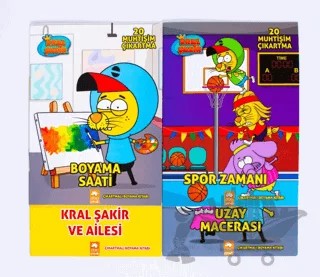 Kral Şakir Boyama Set (4 Kitap) – Kolektif – Eksik Parça Yayınları kitap kapağı