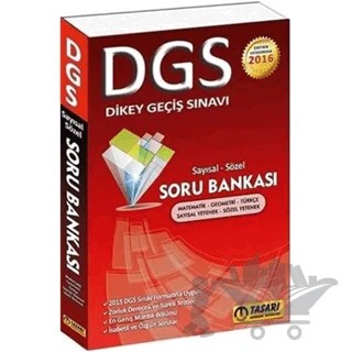 2016 DGS Soru Bankası – Kolektif – Tasarı Eğitim Yayınları kitap kapağı