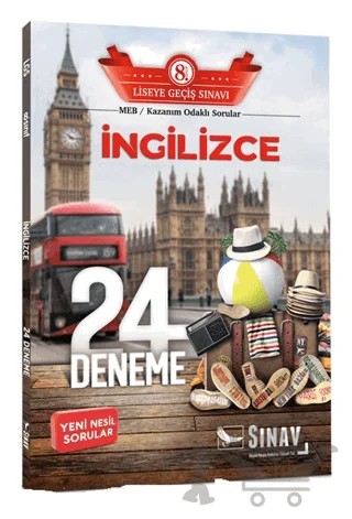 8. Sınıf LGS 24 İngilizce Deneme – Kolektif – Sınav Yayınları kitap kapağı