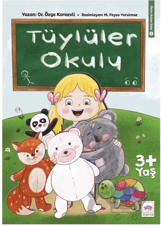Tüylüler Okulu – Özge Karaevli – Ötüken Çocuk Yayınları kitap kapağı