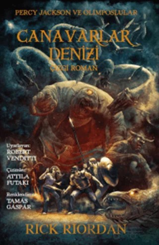 Percy Jackson ve Olimposlular 2: Canavarlar Denizi – Rick Riordan – Doğan Egmont Yayıncılık kitap kapağı